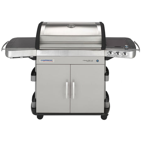 Barbecue griglia "4 Series RBS LXS" 3 bruciatori RBS BBQ con due piani cottura e ruote