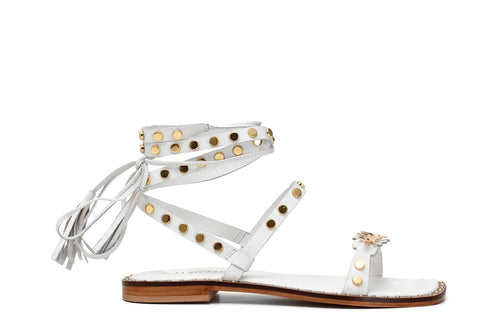 SANDALO SCHIAVA IN PELLE