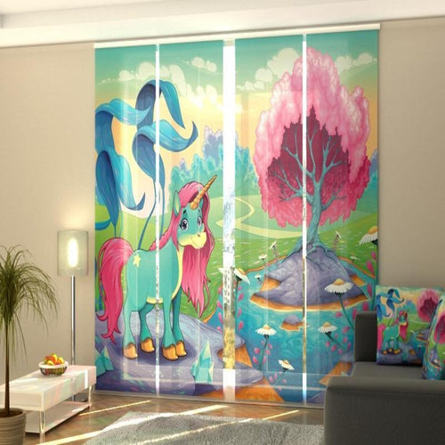 Tende a Pannello Unicorno Felice