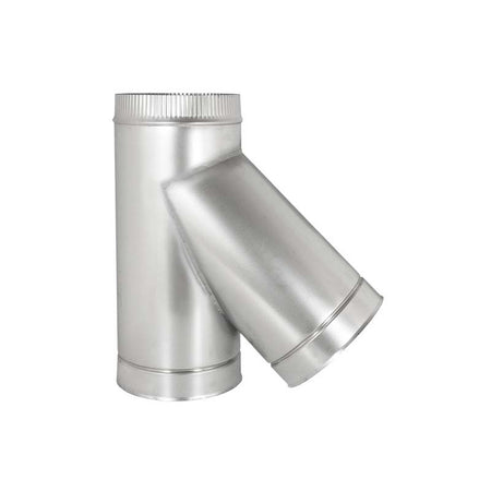 Raccordo a Y braga a 135° zincata da 160mm spessore 6 decimi