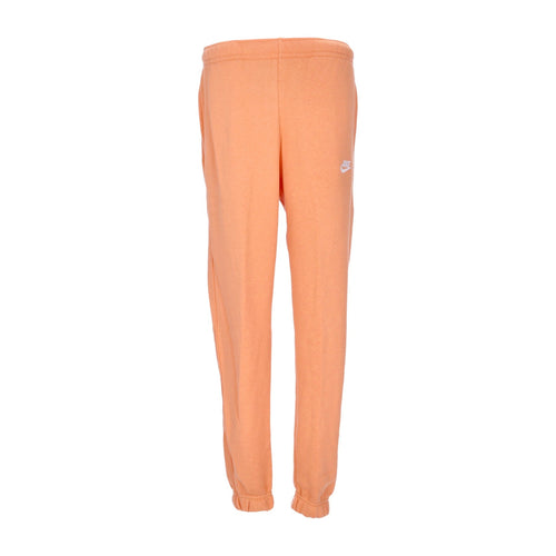 Nike Pantalone Tuta Felpato Uomo Sportswear Club Fleece Pant Orange Trance/orange Trance/white da uomo
