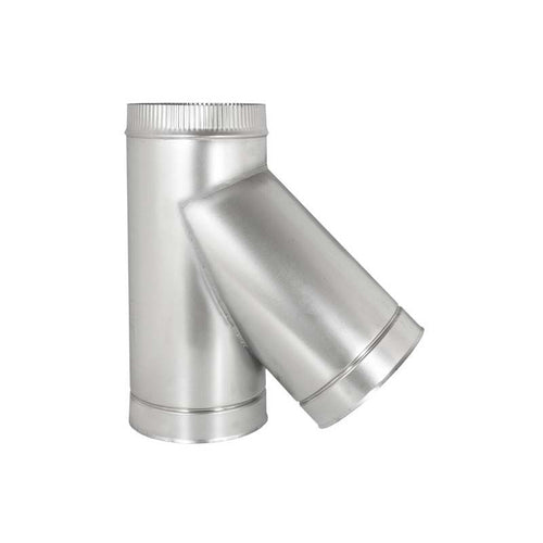 Raccordo a Y braga a 135° zincata da 300mm spessore 6 decimi