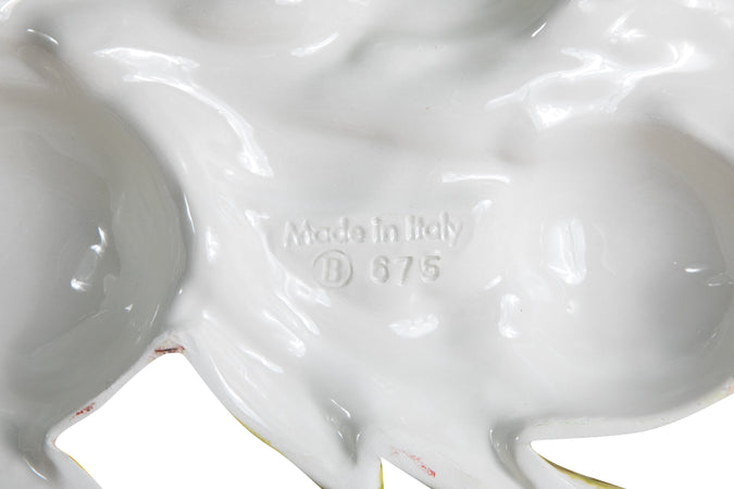 Biscottini Biscottini Fregio Decorazione Murale Melograni Ceramica Dipinto Mano Shabby