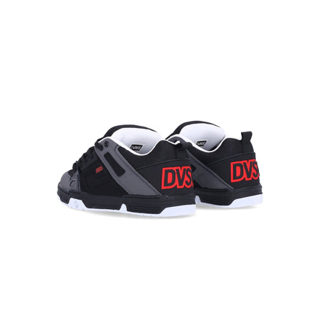 DVS Scarpe Skate Uomo Comanche Black/charcoal/fiery Red/nubuck da uomo