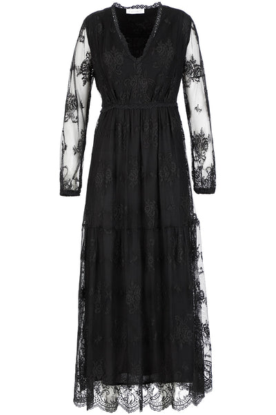 ABITO LUNGO IN PIZZO