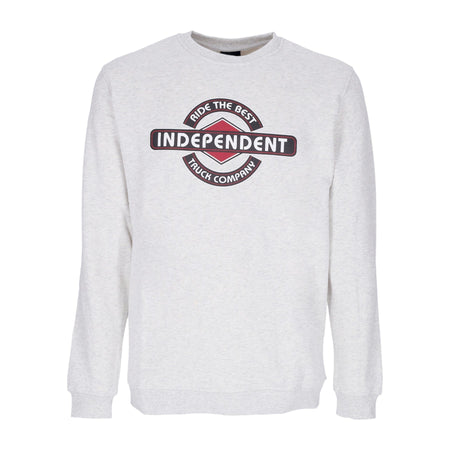 INDEPENDENT Felpa Girocollo Uomo Rtb Bar Crew Athletic Heather da uomo