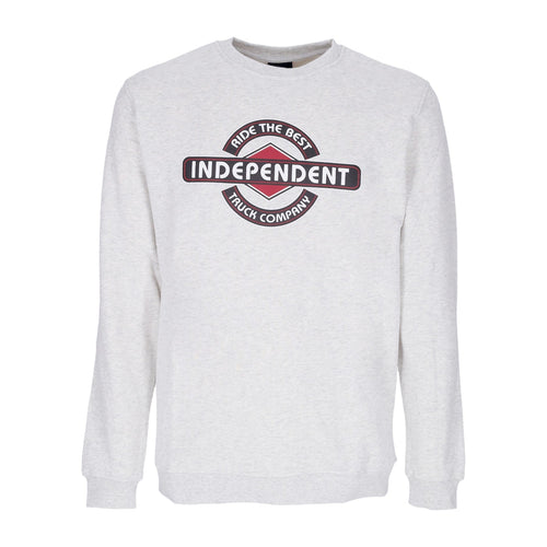 INDEPENDENT Felpa Girocollo Uomo Rtb Bar Crew Athletic Heather da uomo