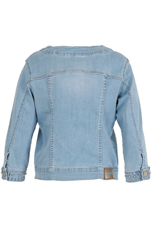 GIACCHETTO DENIM CON BORCHIE