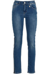 PANTALONE DENIM LUREX AL FIANCO