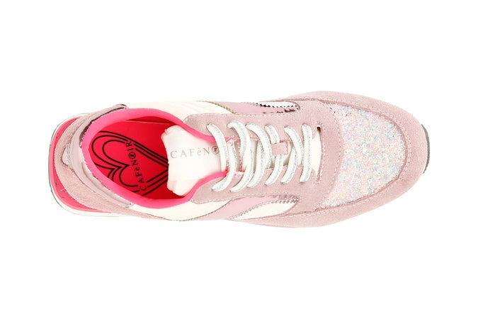 SNEAKER IN PELLE SCAMOSCIATA E TESSUTO