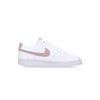Nike Scarpa Bassa Donna W Court Vision Low Next Nature White/pink Oxford da donna