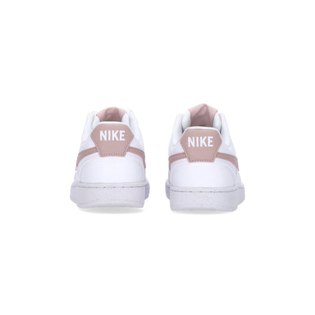 Nike Scarpa Bassa Donna W Court Vision Low Next Nature White/pink Oxford da donna