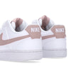 Nike Scarpa Bassa Donna W Court Vision Low Next Nature White/pink Oxford da donna