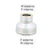 Riduzione inox doppia parete da Di 180 - De 230 mm a Di 130 - De 180 mm