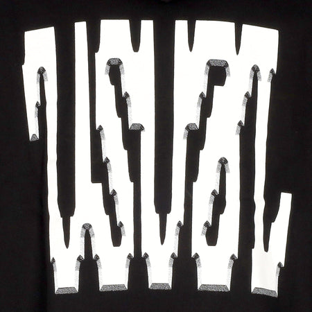 USUAL Felpa Cappuccio Uomo Digi Hoodie Black da uomo