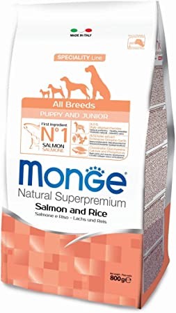 Monge Speciality Line Monoprotein secco Cani Puppy & Junior salmone e riso