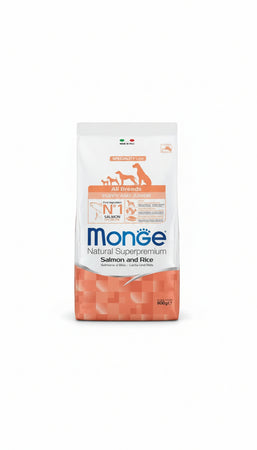 Monge Speciality Line Monoprotein secco Cani Puppy & Junior salmone e riso