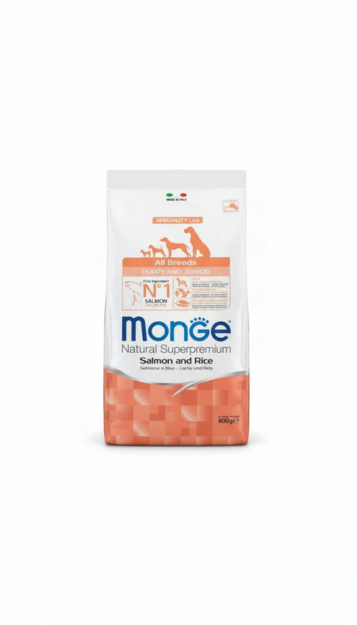 Monge Speciality Line Monoprotein secco Cani Puppy & Junior salmone e riso