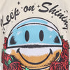 MARKET Maglietta Uomo Smiley Keep On Shining Tee X Smiley Cream da uomo