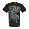 MARKET Maglietta Uomo Beware Dog Washed Tee Black da uomo