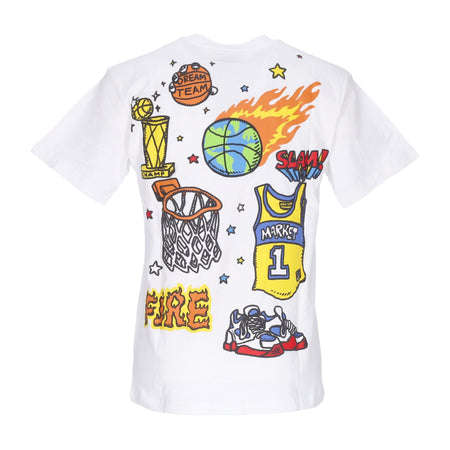 MARKET Maglietta Uomo Memorabilia Tee White da uomo