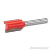 Fresa diritta metrica 1/4 in acciaio temprato da 3 x 12 mm a 20 x 20 mm silverline Silverline