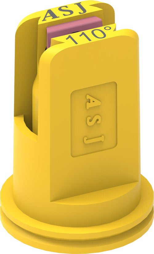 Ugello a ventaglio antideriva con inserto in ceramica giallo Ø 0,8mm