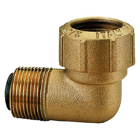 RACCORDO A 90° CON FILETTO MASCHIO 25 x ¾ pz 4 IN ottone DF 201136