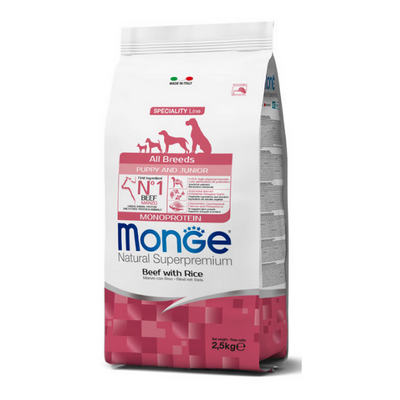 Monge Speciality Line Monoprotein secco Cani Puppy & Junior manzo e riso