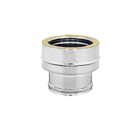 Raccordo inox mono parete F 200mm a doppia parete FM Di 200 - De 250 mm