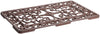 Biscottini Zerbino in ghisa finitura ruggine anticata L58xPR34xH1,5 cm rettangolare