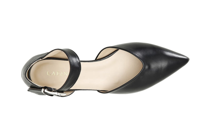 BALLERINA IN NAPPA CON LACCIO E FIBBIA