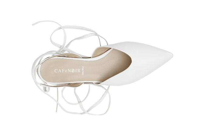 BALLERINA IN NAPPA CON LACCI ALLA CAVIGLIA