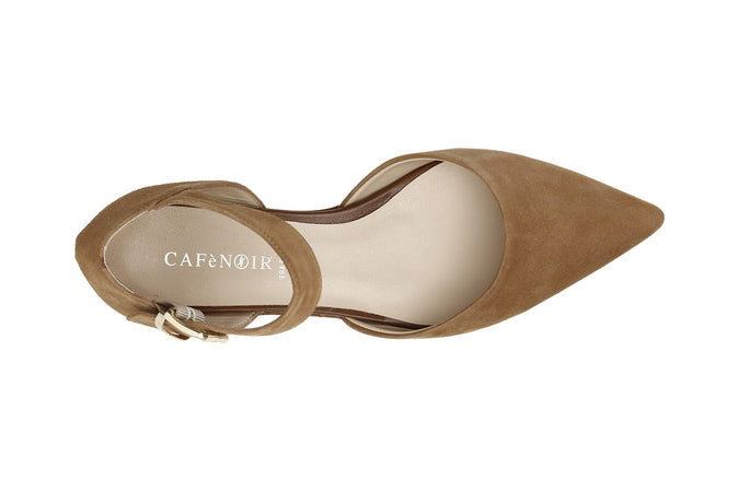 BALLERINA IN CAMOSCIO CON LACCIO E FIBBIA