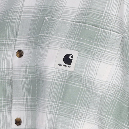 CARHARTT WIP Camicia Manica Lunga Donna W L/s Deaver Shirt Misty Sage da donna