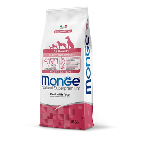 Monge Speciality Line Monoprotein secco Cani Puppy & Junior manzo e riso