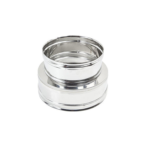 Raccordo inox mono parete F 180mm a doppia parete MF Di 180 - De 230 mm