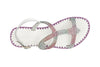 SANDALO CON MOTIVO SERPENTE STRASS