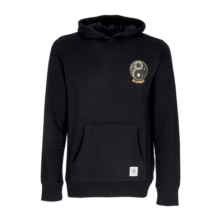 ELEMENT Felpa Cappuccio Uomo Balance Hoodie X Timber Flint Black da uomo