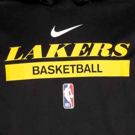 NIKE NBA Felpa Leggera Cappuccio Uomo Nba Dri-fit Spotlight Hoodie Loslak Black da uomo