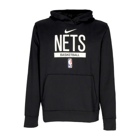 NIKE NBA Felpa Leggera Cappuccio Uomo Nba Dri-fit Spotlight Hoodie Bronet Black da uomo