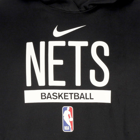 NIKE NBA Felpa Leggera Cappuccio Uomo Nba Dri-fit Spotlight Hoodie Bronet Black da uomo