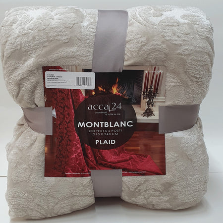 Plaid Coperta Montblanc Varie Misure