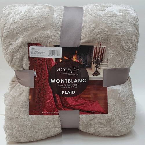 Plaid Coperta Montblanc Varie Misure