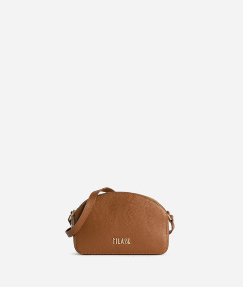 Borsa tracolla donna 1ª Classe Aura Bag reporter in pelle granata cuoio