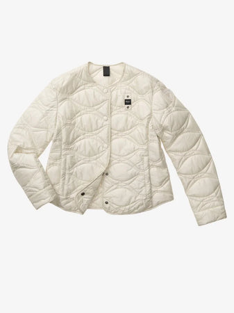 Blauer Giubbino Donna Trapuntato Bianco Dalrymple – Piumino leggero primaverile 26SBLDC02175