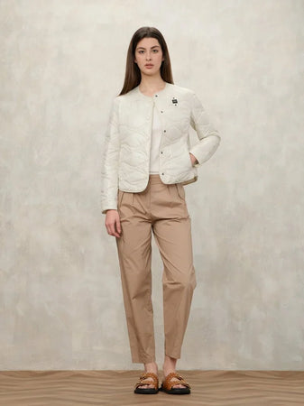 Blauer Giubbino Donna Trapuntato Bianco Dalrymple – Piumino leggero primaverile 26SBLDC02175