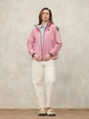 Blauer giacca donna Anawan antivento e antipioggia con cappuccio rosa
