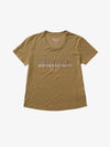 T-shirt Donna Blauer Graham 26SBLDH02411 logo glitterato – Nocciola