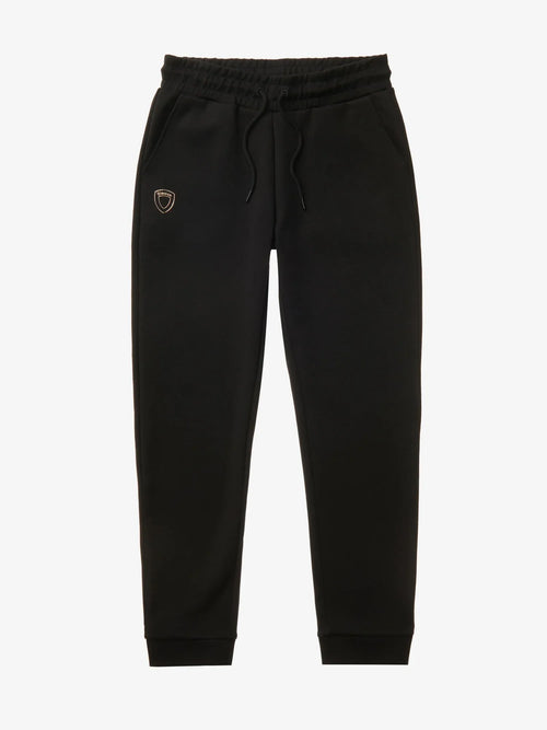 Pantaloni in felpa Donna Blauer Madison felpa con coulisse e logo – Nero